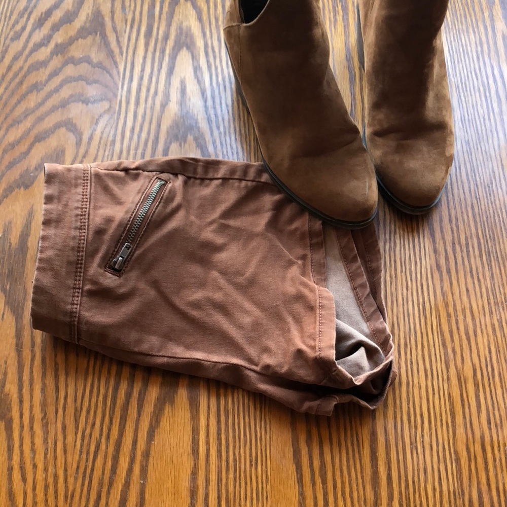 Rust Orange Bullhead High Rise Short
